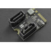 M.2(A+E Key)to SATA3.0 Expansion Card for LattePanda Delta/Alpha M.2(A+E Key)to SATA3.0 Expansion Card for LattePanda Delta/Alpha