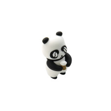 Cute LattePanda 64GB Silicone USB 3.0 Flash Drive (Model: Holding Coffee)