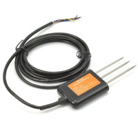 RS485 MODBUS-RTU Soil Temperature & Moisture Sensor for Automatic Irrigation System (IP68, Compatible with Arduino)