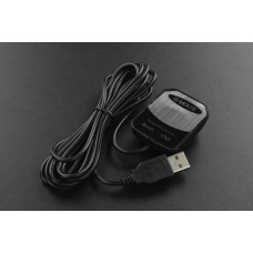 USB GPS Receiver with 2m Extension Cable (Compatible with Raspberry Pi/ LattePanda/ Jetson Nano)